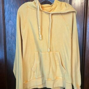 Universal Thread Mustard Hooded Women's Sweater